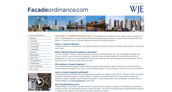 Desktop Screenshot of facadeordinance.com